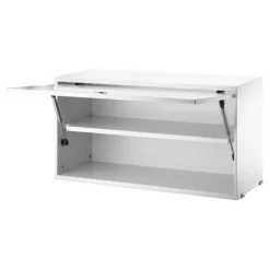 String Furniture String cabinet with flip door, 78 x 30 cm, white