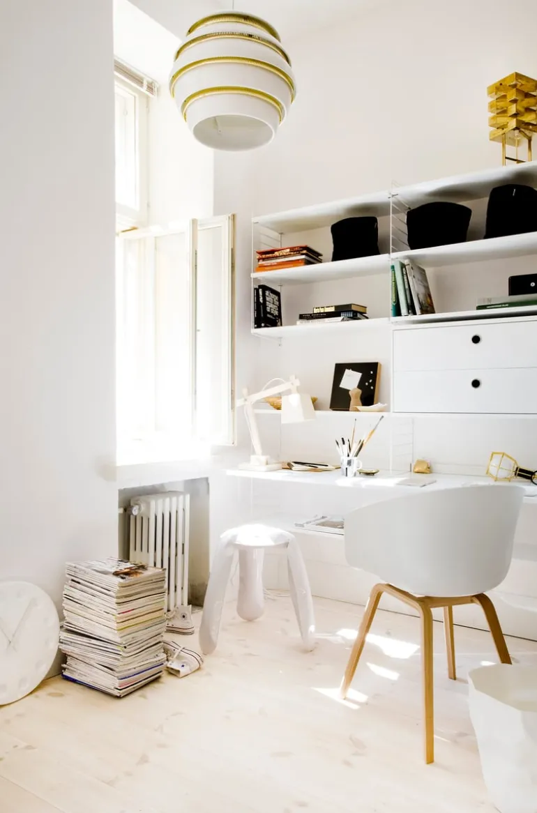 String Furniture String chest with 2 drawers, 78 x 30 cm, white