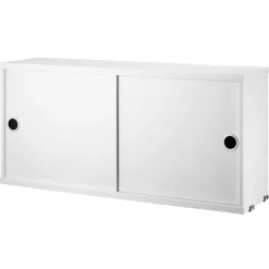 String Furniture String cabinet, 78 x 20 cm, white