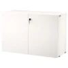 String Furniture String cabinet with lock, 78 x 32 x 52 cm, white
