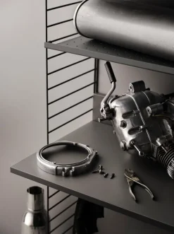 String Furniture String floor panel, 115 x 30 cm, 1-pack, dark grey