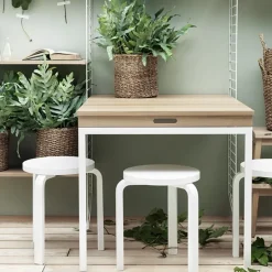 String Furniture String folding table, grey