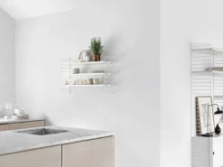 String Furniture String floor panels 200 x 30 cm, 2-pack, white