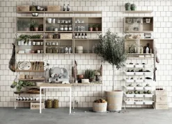 String Furniture String floor panel 200 x 30 cm, 1-pack, white