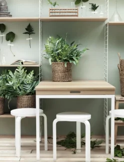 String Furniture String floor panel 200 x 30 cm, 1-pack, white