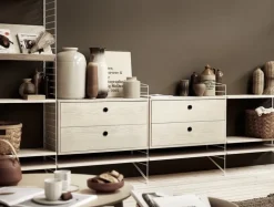 String Furniture String floor panel 200 x 30 cm, 1-pack, white