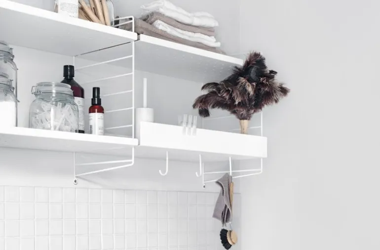 String Furniture String floor panel 85 x 30 cm, 1-pack, white