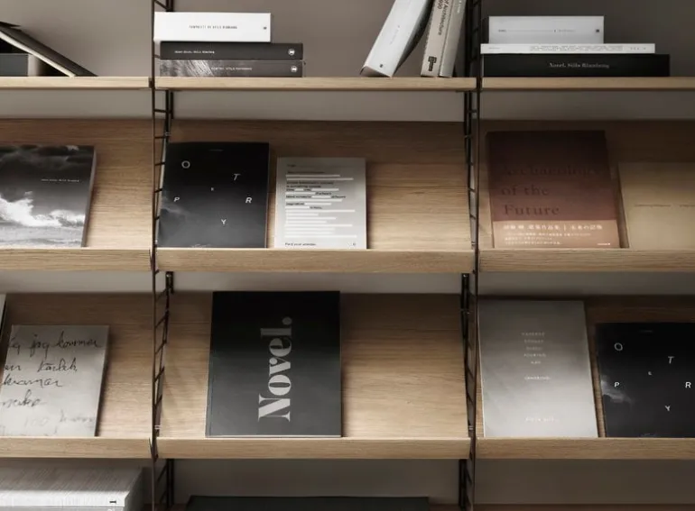 String Furniture String floor panel 200 x 30 cm, 1-pack, brown