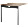 String Furniture String folding table, walnut - black
