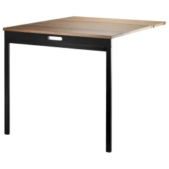 String Furniture String folding table, walnut - black