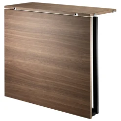 String Furniture String folding table, walnut - black