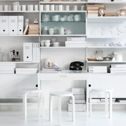 String Furniture String folding table, white