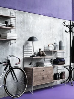 String Furniture String floor panel 85 x 30 cm, 2-pack, grey