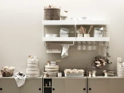 String Furniture String hanger rack 30 cm, 2-pack, white