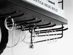 String Furniture String hanger rack 30 cm, 2-pack, beige