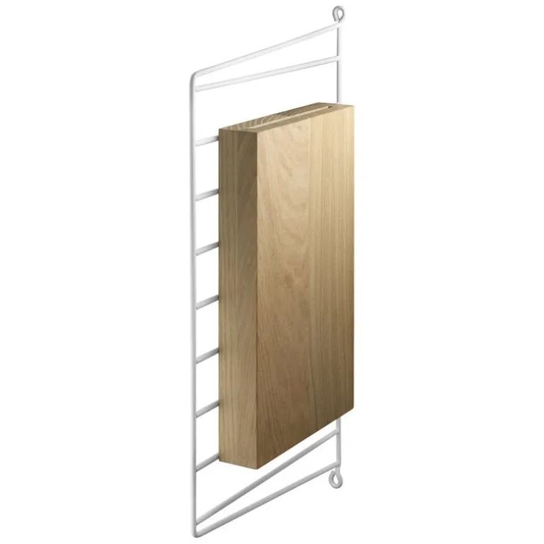 String Furniture String knife holder, oak