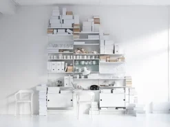 String Furniture String magazine shelf, 58 x 30 cm, white