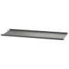 String Furniture String metal shelf 78 x 30 cm, low, dark grey