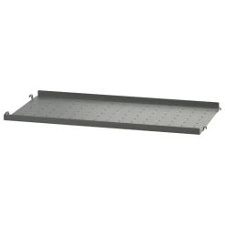 String Furniture String metal shelf 58 x 30 cm, low, dark grey