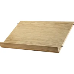 String Furniture String magazine shelf, 58 x 30 cm, oak