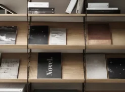 String Furniture String magazine shelf, 58 x 30 cm, oak