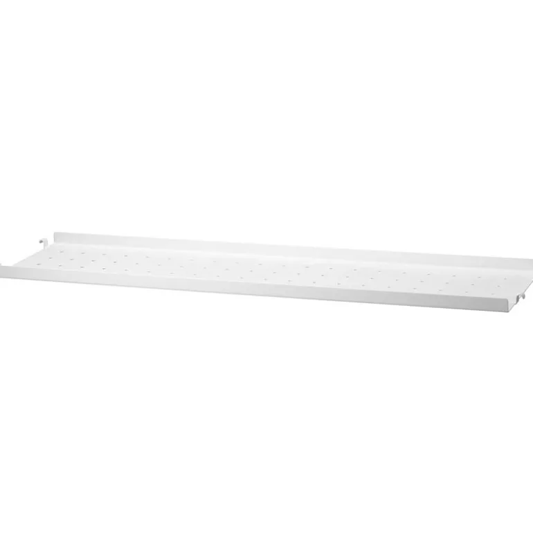 String Furniture String metal shelf 20 cm, low, white