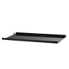 String Furniture String metal shelf, 58 x 30 cm, low, black