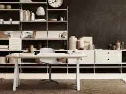 String Furniture String magazine shelf, 78 x 30 cm, ash