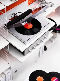 String Furniture String Media shelf, dark grey