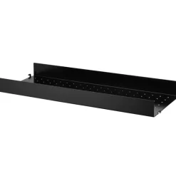 String Furniture String metal shelf, 78 x 30 cm, high, black