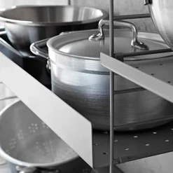 String Furniture String metal shelf, 58 x 30 cm, high, white