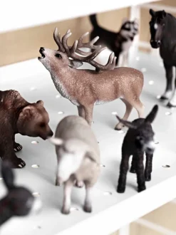 String Furniture String metal shelf, 58 x 30 cm, low, white