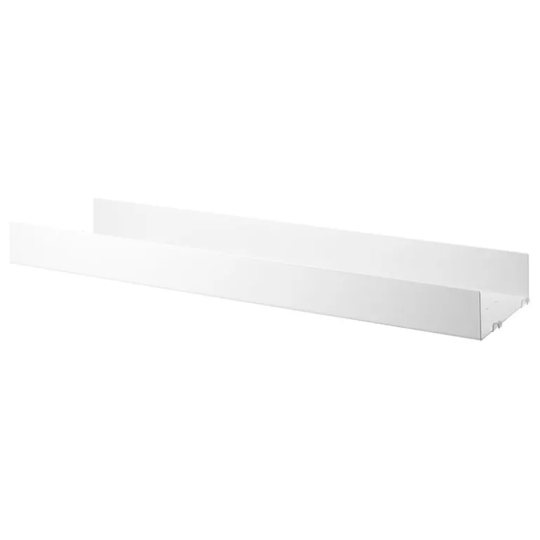 String Furniture String metal shelf 78 x 20 cm, high, white