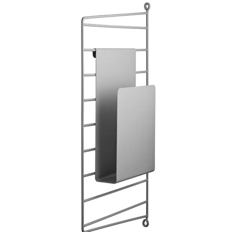 String Furniture String magazine holder, grey