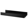 String Furniture String metal shelf 58 x 20 cm, high, black