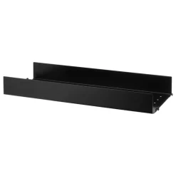 String Furniture String metal shelf 58 x 20 cm, high, black
