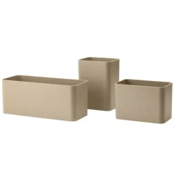 String Furniture String organizers, 3-pack, beige