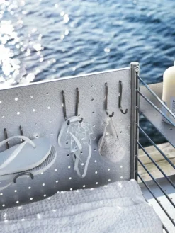 String Furniture String Outdoor back panel, 1 pcs, galvanized