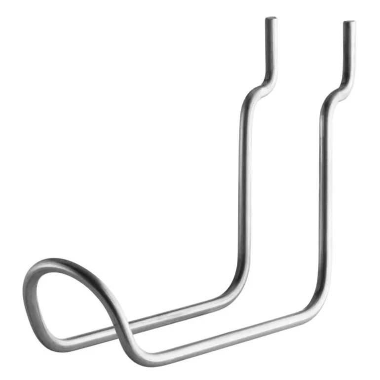 String Furniture String Outdoor vertical double hooks, 2 pcs, stainless steel