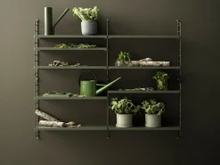 String Furniture String Pocket shelf, sage