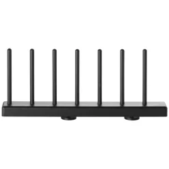 String Furniture String place rack, 20 cm, 2 pcs, black