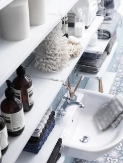 String Furniture String Plex side panel 50 x 20 cm, 2-pack, clear