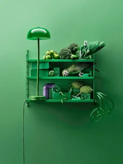 String Furniture String Pocket shelf, green