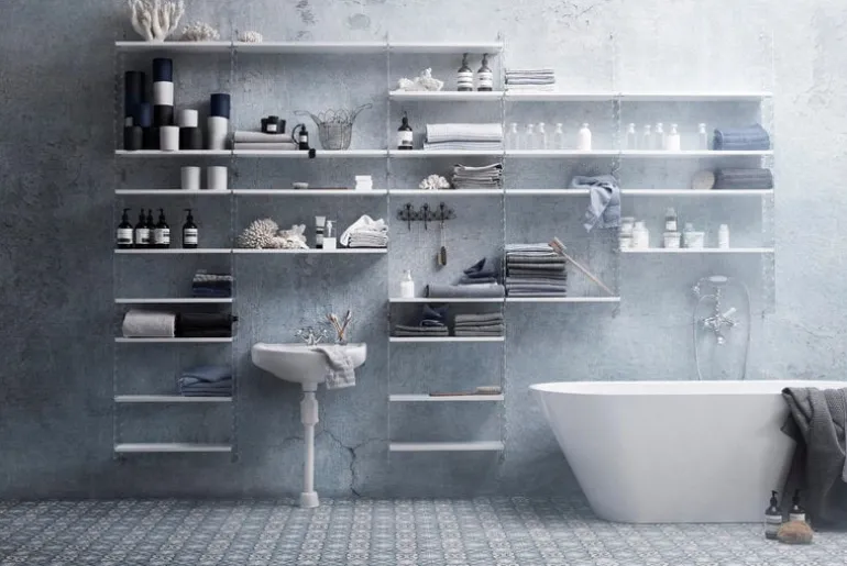 String Furniture String Plex side panel 50 x 20 cm, 1-pack, clear