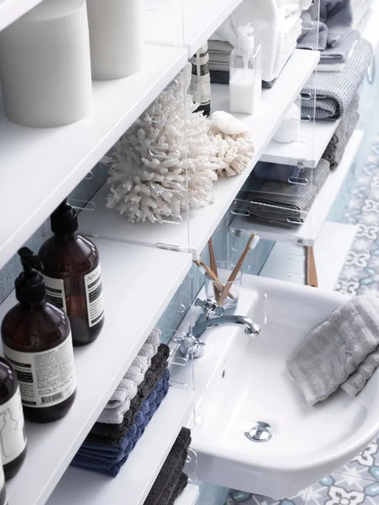 String Furniture String Plex side panel 50 x 20 cm, 1-pack, clear