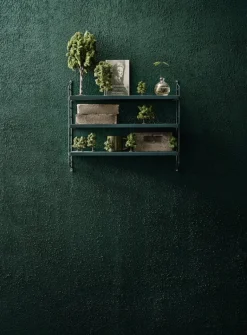 String Furniture String Pocket shelf, Tegnergrön