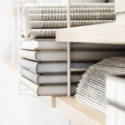 String Furniture String Pocket shelf, ash - white