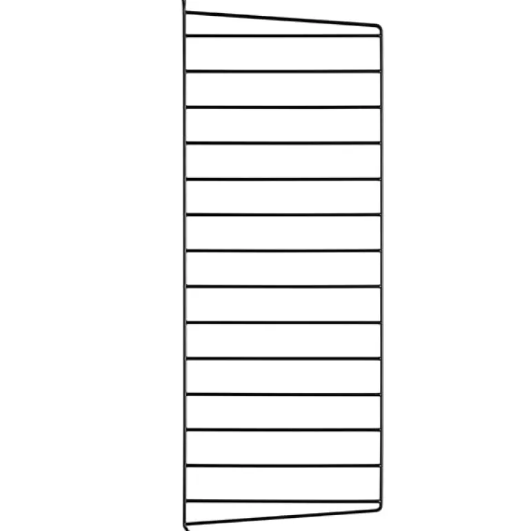 String Furniture String side panel 75 x 30 cm, 1-pack, black