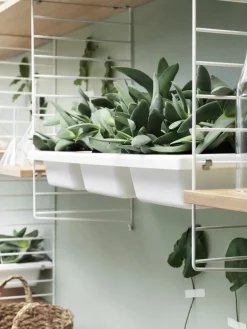 String Furniture String side panels 75 x 30 cm, 2-pack, white