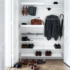 String Furniture String shoe shelf, 58 x 30 cm, grey